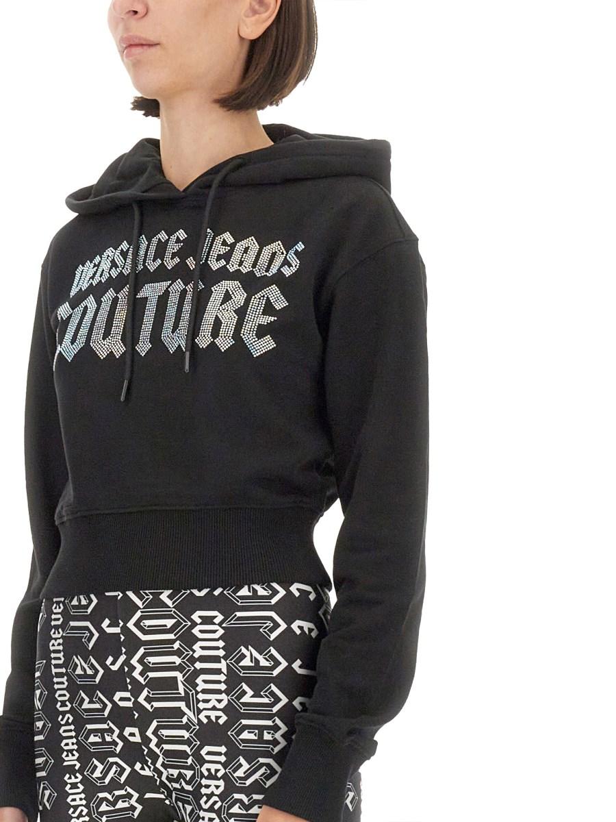 VERSACE JEANS COUTURE FELPA CON LOGO Offerta settimanale