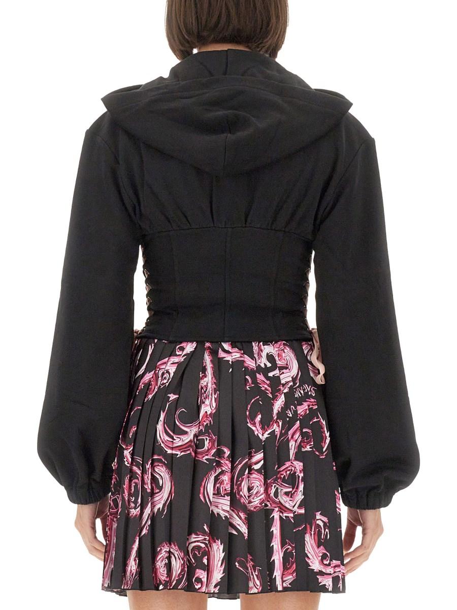 VERSACE JEANS COUTURE FELPA IN COTONE CON LOGO Rilascio limitato