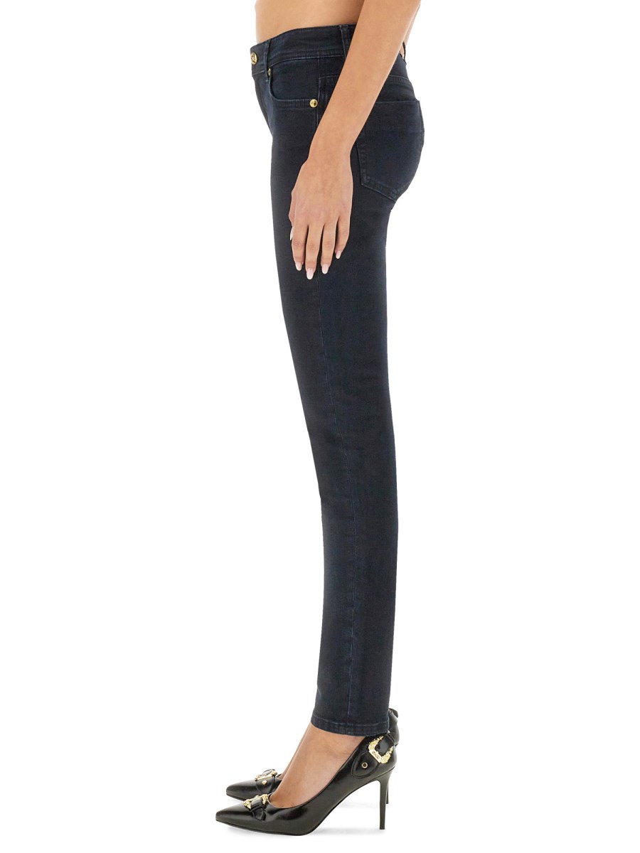 VERSACE JEANS COUTURE JEANS SLIM FIT IN DENIM DI COTONE Fino al 55% di sconto