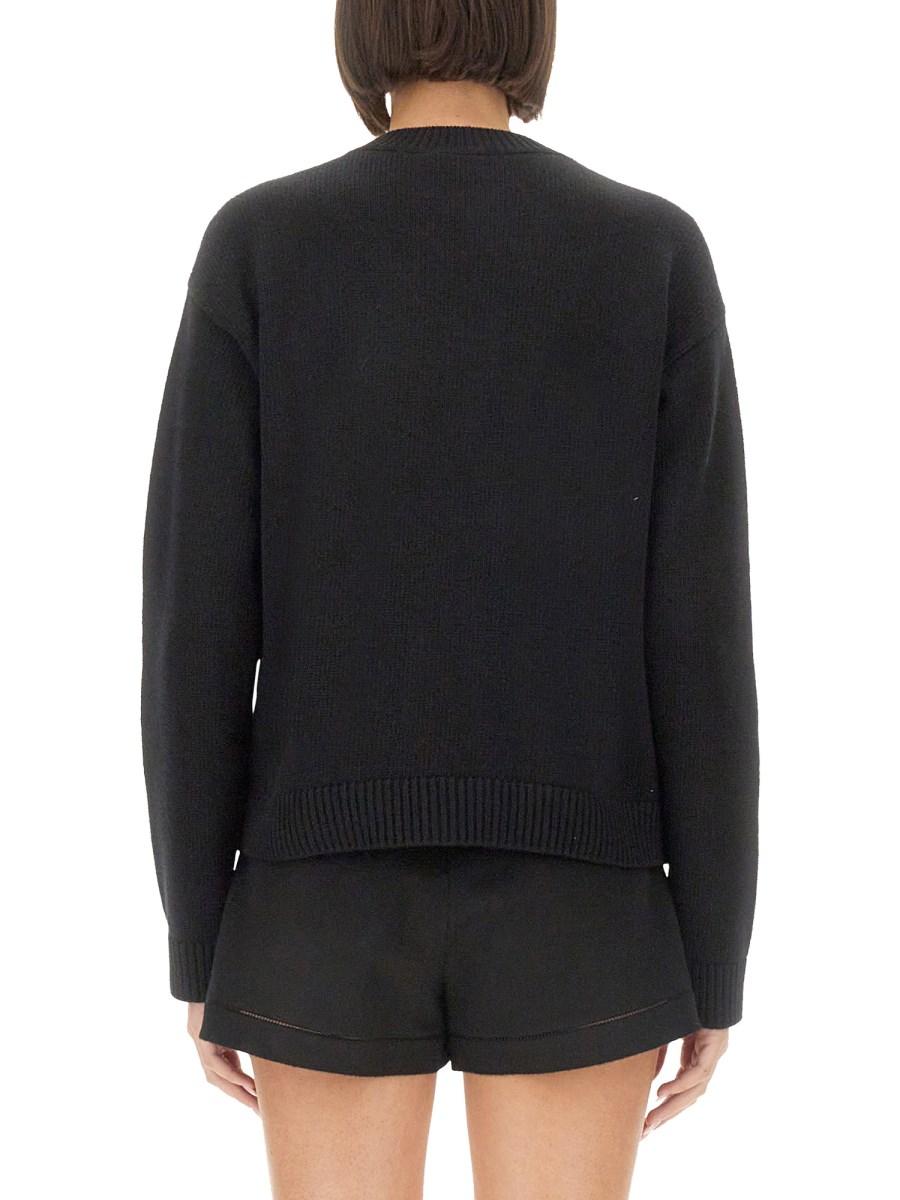 GUCCI MAGLIA IN LANA CON INTARSIO LOGO Discount Store per i nuovi prodotti