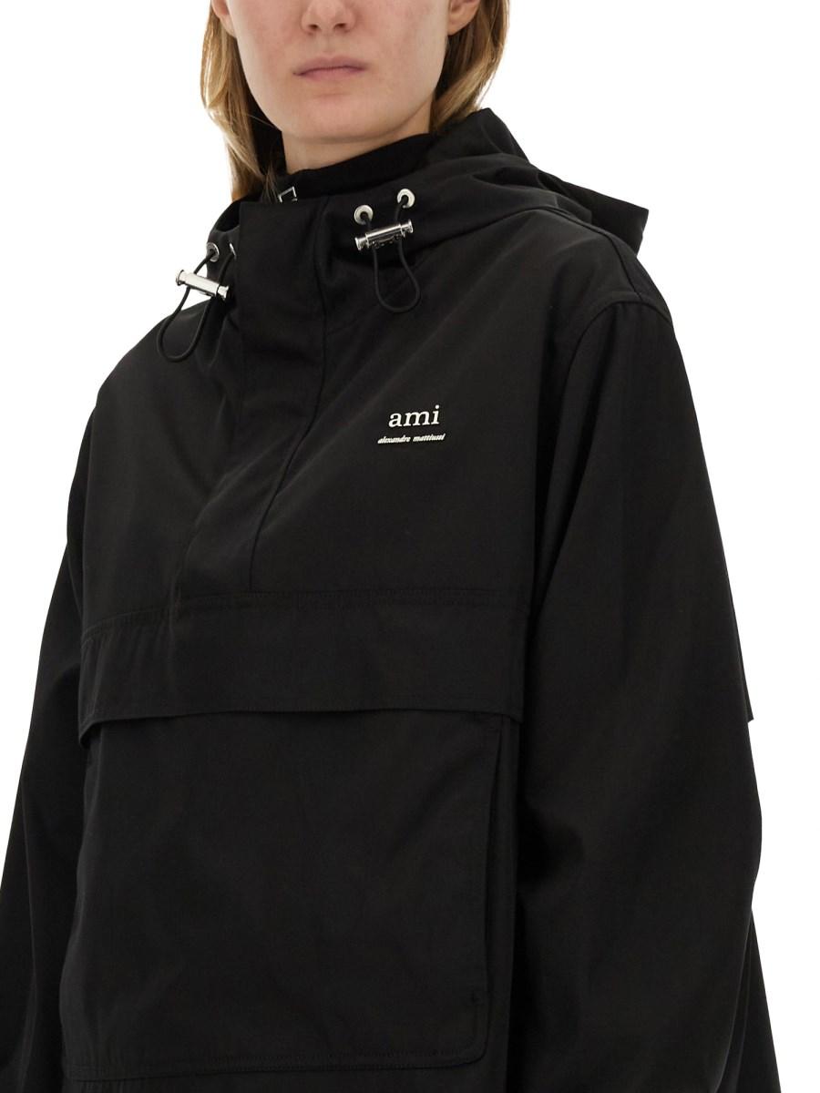 AMI PARIS GIACCA CON LOGO Super sconto