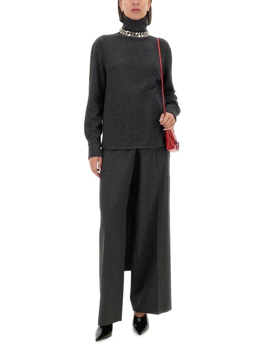 GIVENCHY PANTALONE SARTORIALE OVERSIZE IN LANA Italia