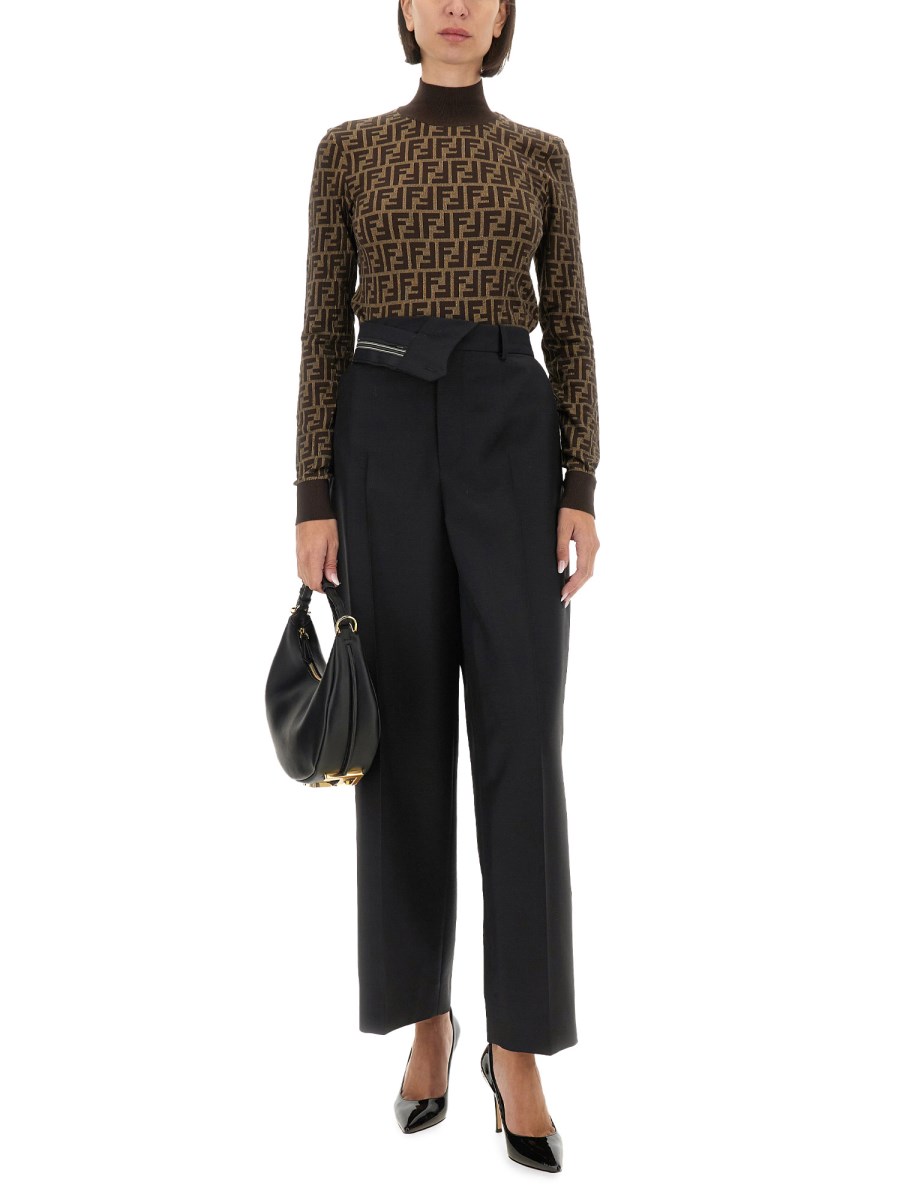 FENDI MAGLIA IN COTONE FF In Linea