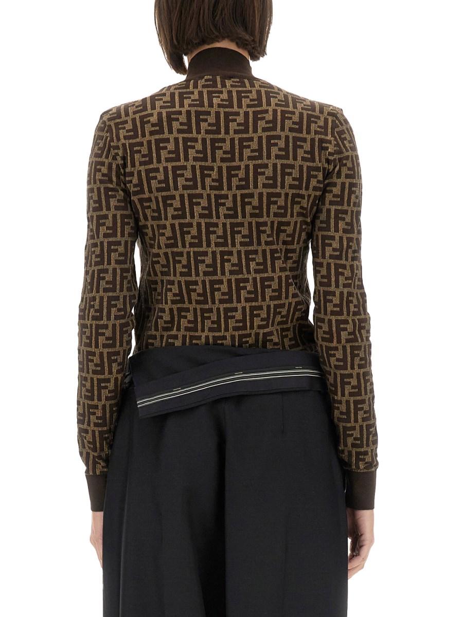 FENDI MAGLIA IN COTONE FF In Linea