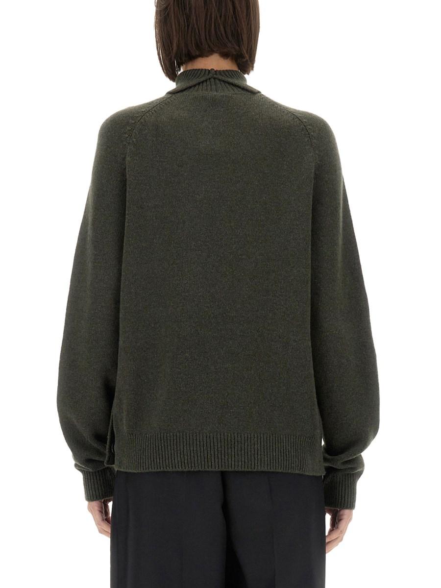 FENDI PULLOVER A COLLO ALTO IN CASHMERE Nuovo