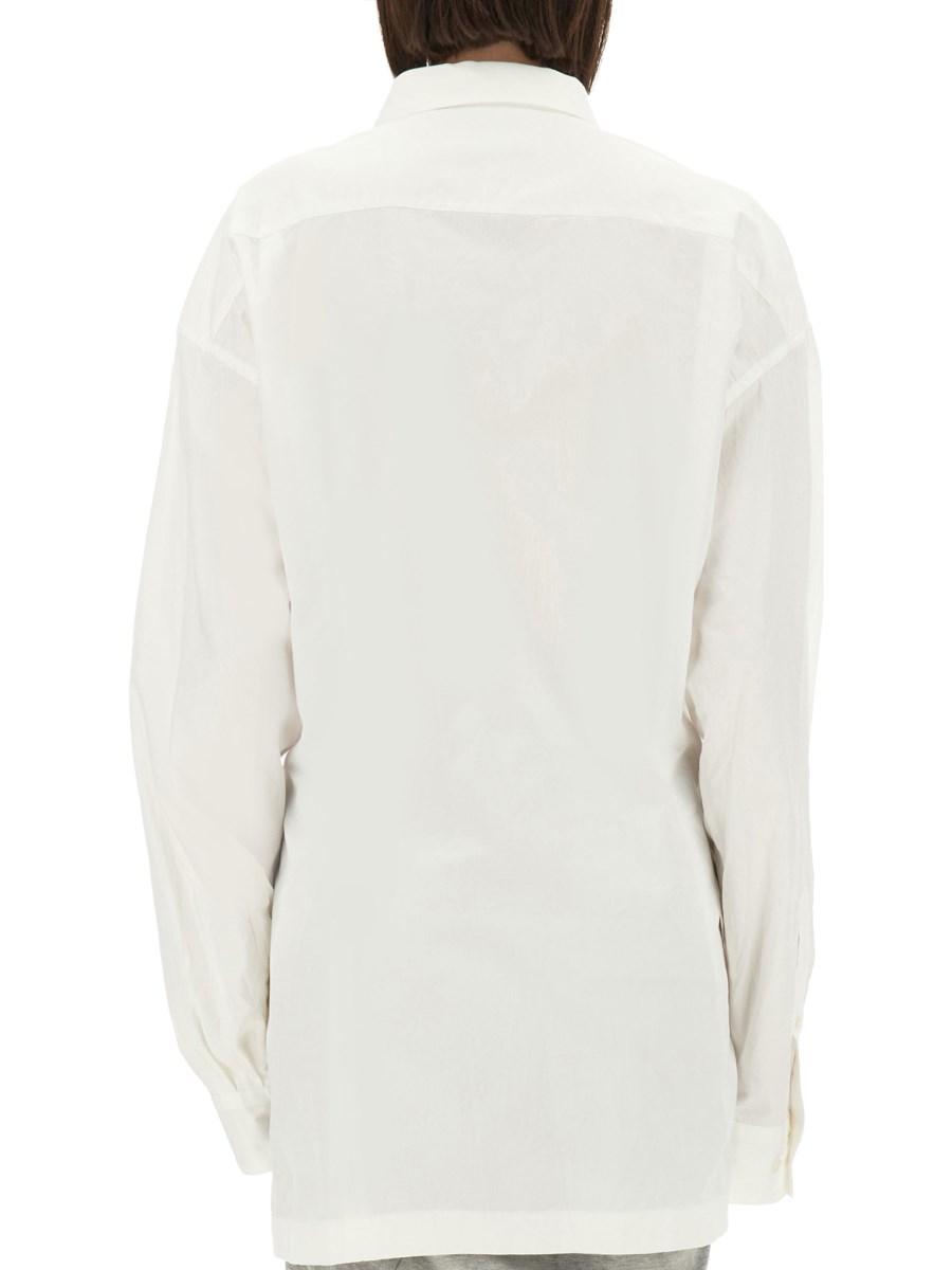 DRIES VAN NOTEN CAMICIA OVERSIZE FIT IN POPELINE DI COTONE Pezzi Unici