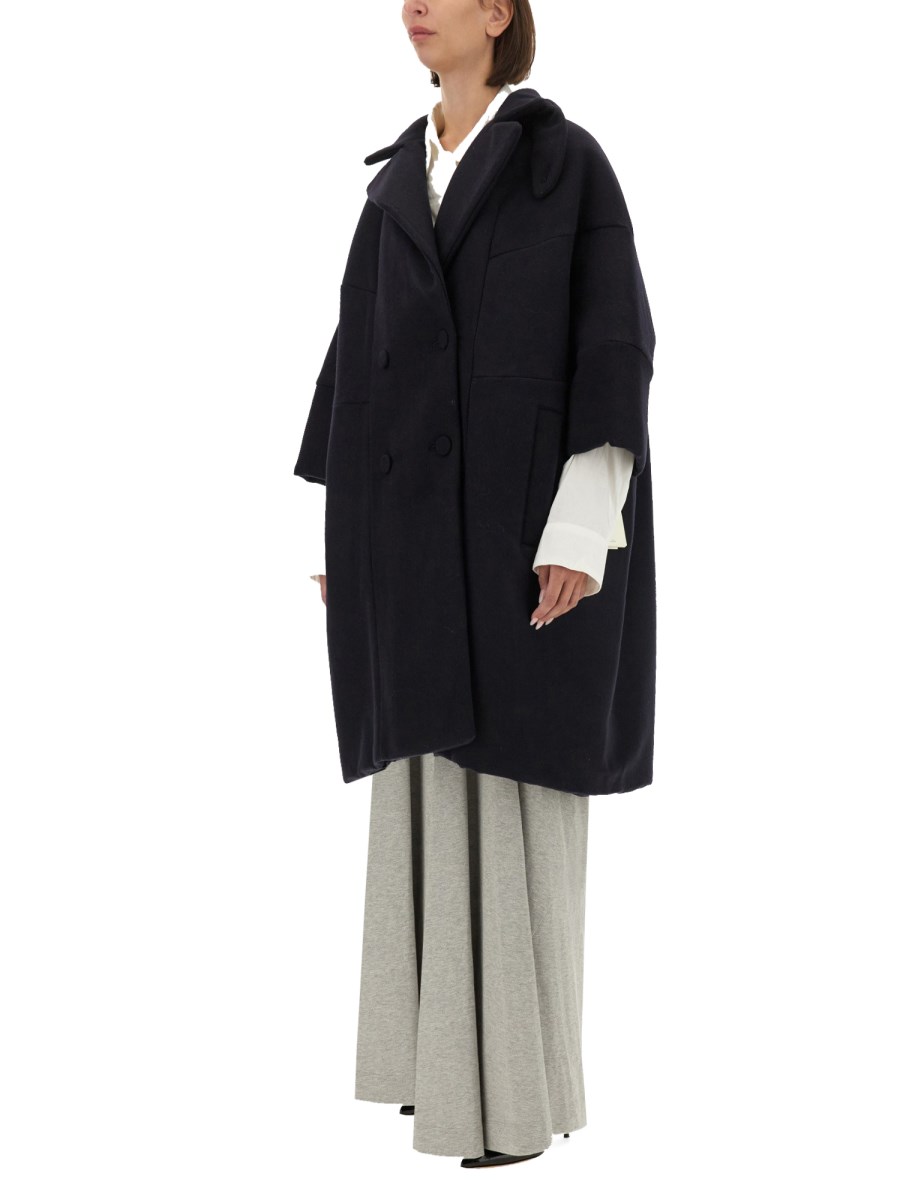 DRIES VAN NOTEN CAPPOTTO COCOON IN LANA Qualità Garantita