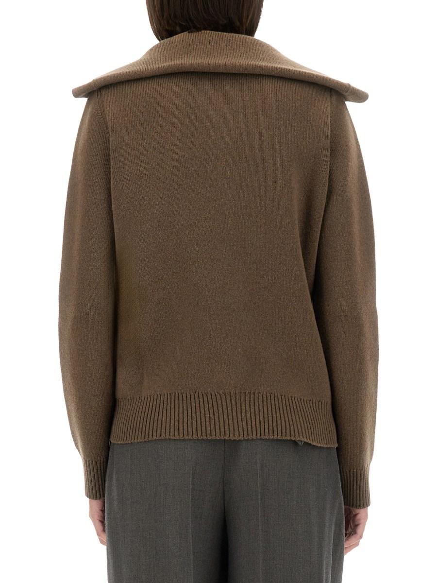 BOTTEGA VENETA CARDIGAN IN LANA COMPATTA Acquista Ora