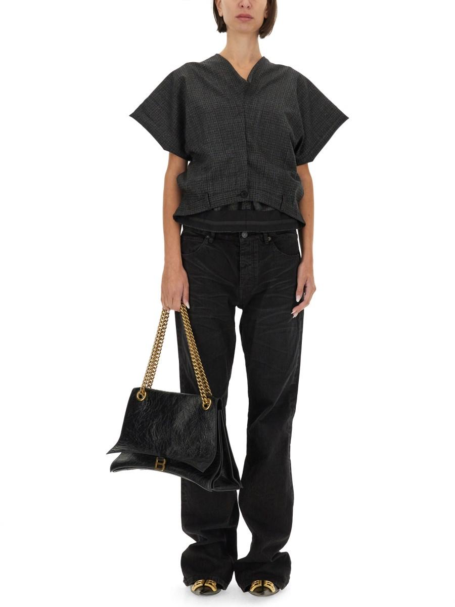 BALENCIAGA PANTA TOP SARTORIALE IN LANA Affare Del Giorno