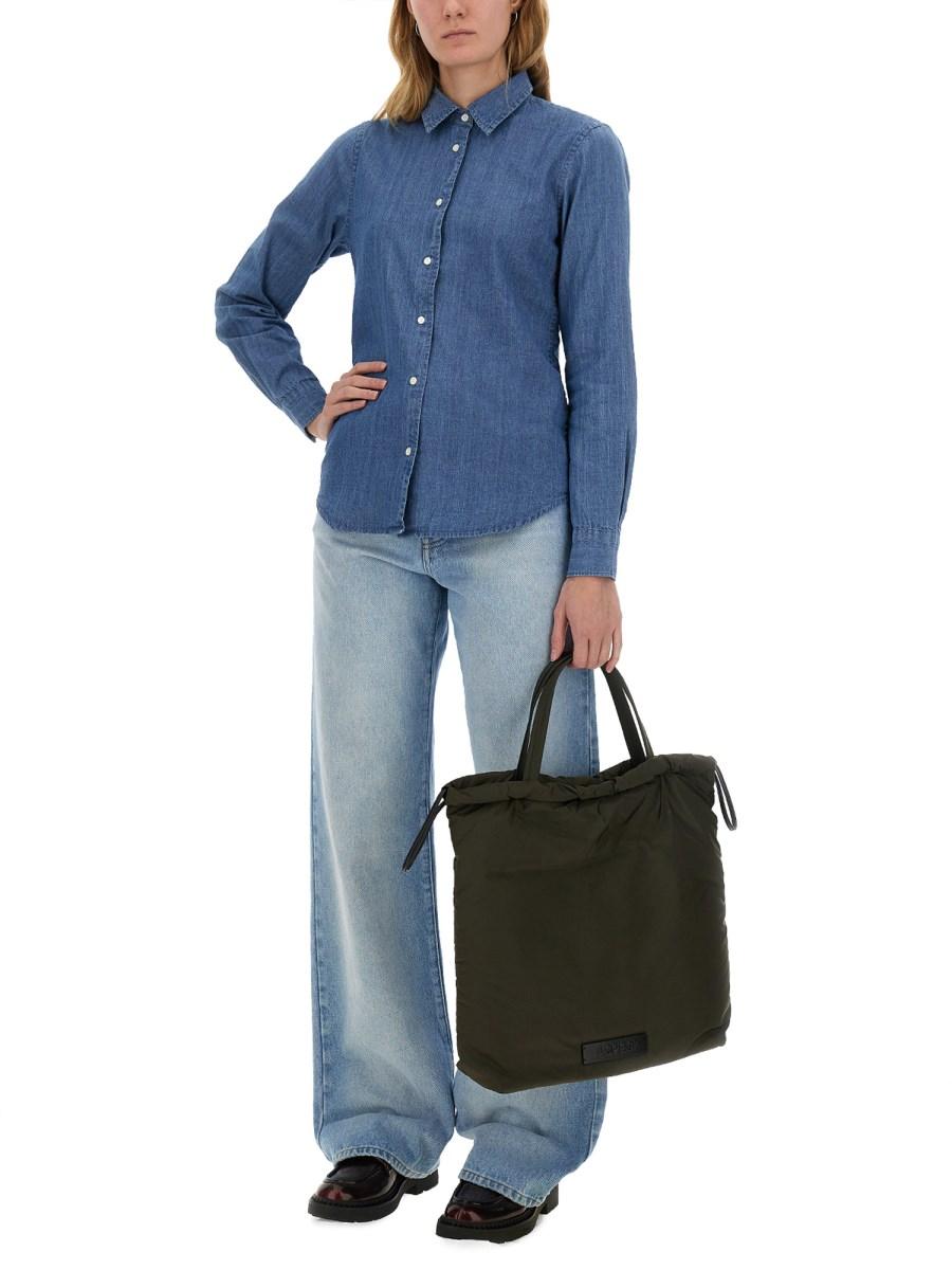ASPESI CAMICIA REGULAR FIT IN DENIM DI COTONE Sottocosto