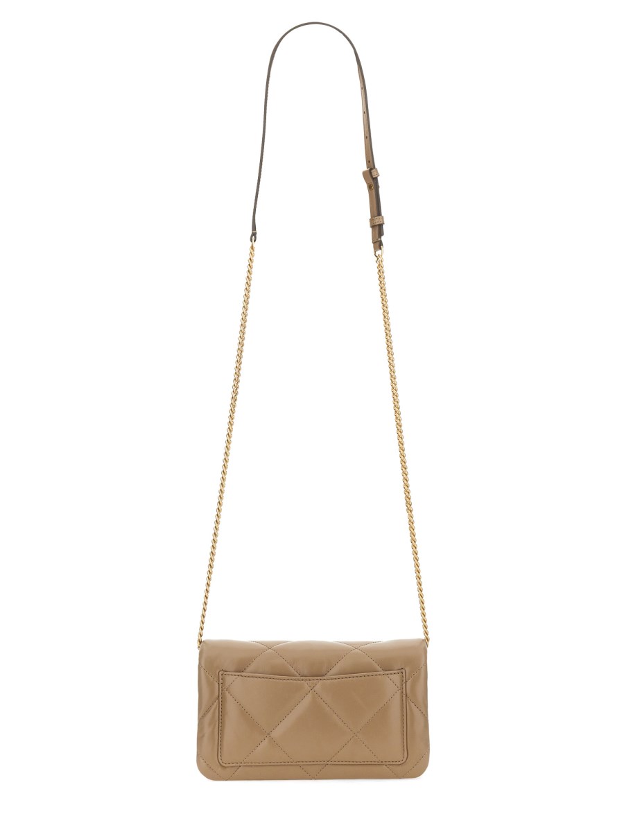 TORY BURCH PORTAFOGLIO CON CATENA KIRA CON TRAPUNTATURA A DIAMANTE Saldi