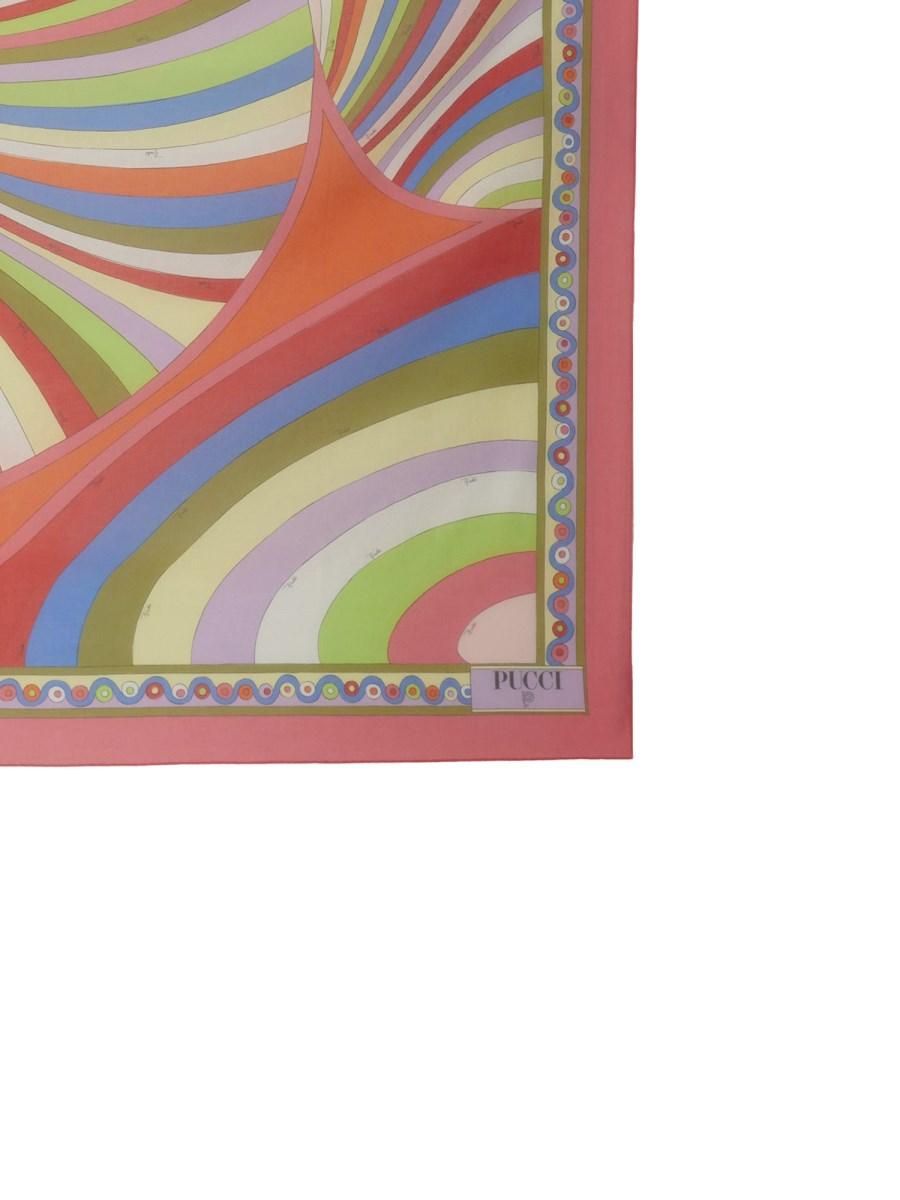 PUCCI SARONG CON STAMPA IRIDE E ONDE Vendita Calda