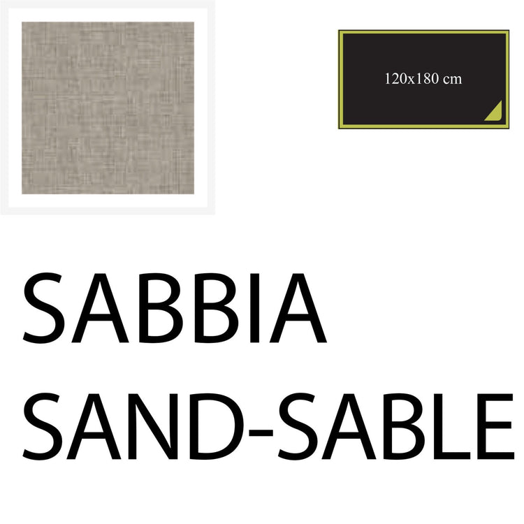 Serafino Zani Tovaglia 180x120 cm Sabbia Italia