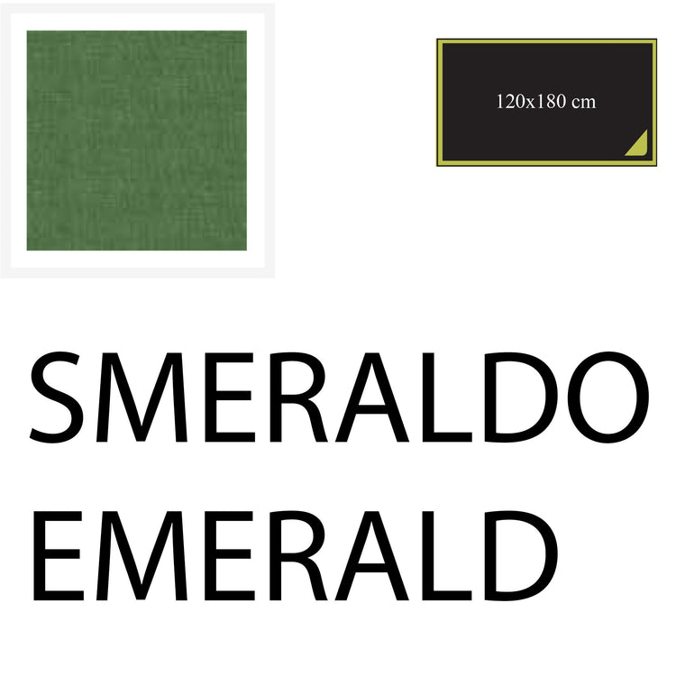 Serafino Zani Tovaglia 180x120 cm Smeraldo