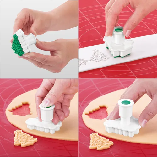 Tescoma TIMBRO TAGLIABISCOTTI CON ESTRATTORE NATALE Sconto