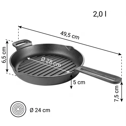 Tescoma BISTECCHIERA FONDA IN GHISA Prezzo Ridotto