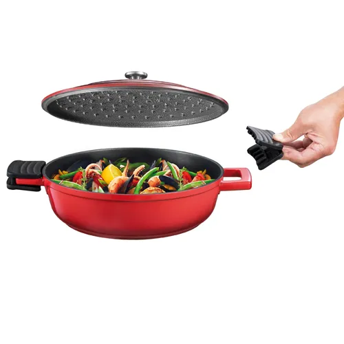 Tescoma PADELLA FONDA CON COPERCHIO Presa