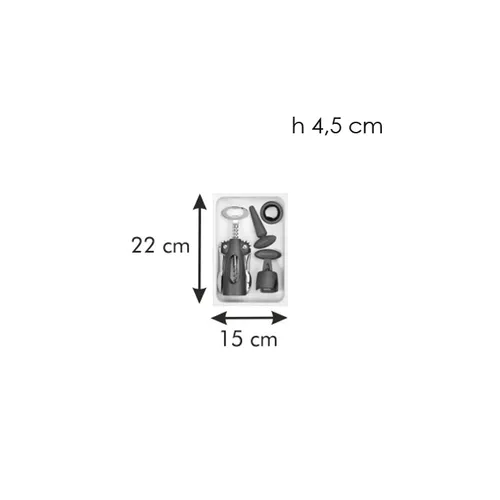 Tescoma PORTA UTENSILI DA CASSETTO 222x148 mm Nuova