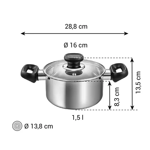 Tescoma CASSERUOLA CON COPERCHIO 2025