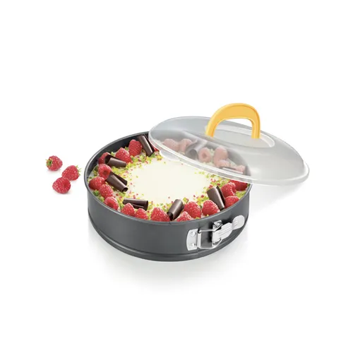 Tescoma TORTIERA APRIBILE ø 26 cm CON COPERCHIO Pezzi Unici