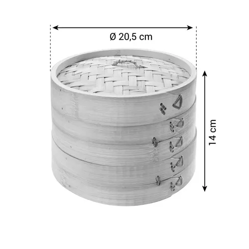 Tescoma CUOCIVAPORE IN BAMBOO 2 CESTELLI Promozione