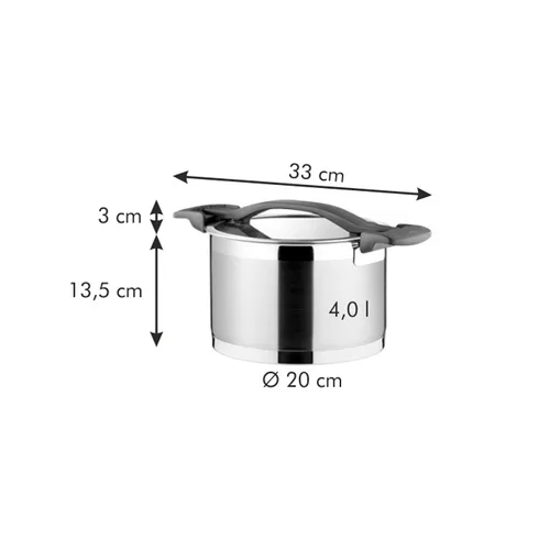 Tescoma PENTOLA CON COPERCHIO 20 CM Vendita calda