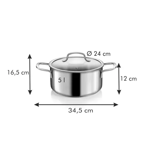 Tescoma CASSERUOLA CON COPERCHIO 24 CM Lightning offer