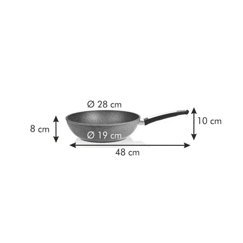 Tescoma WOK EFFETTO PIETRA Liquidazione