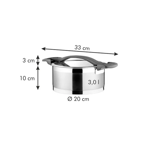 Tescoma CASSERUOLA CON COPERCHIO Enormi risparmi