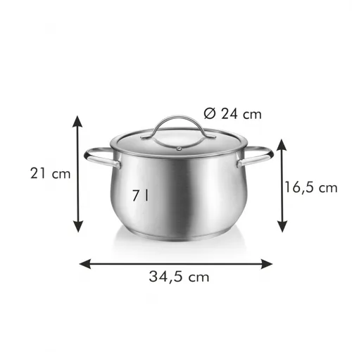 Tescoma PENTOLA CON COPERCHIO 24 CM Sconti VIP
