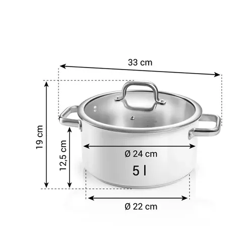 Tescoma CASSERUOLA CON COPERCHIO 24 CM Only for today