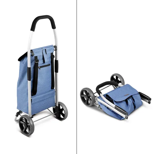 Tescoma CARRELLO PORTASPESA blu Cyber Monday