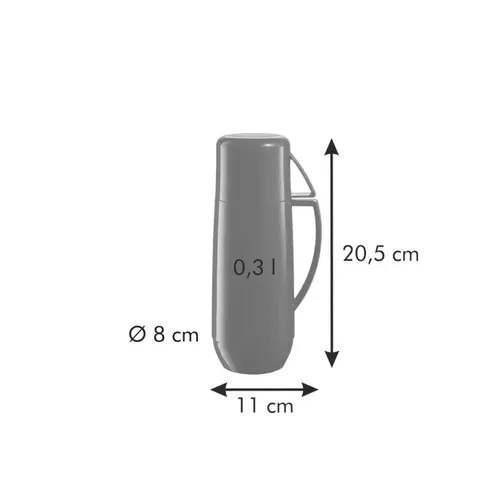 Tescoma TERMOS CON TAZZA 0 3 L ARANCIONE Bestseller