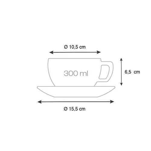 Tescoma TAZZA COLAZIONE CON PIATTINO Affare Del Giorno