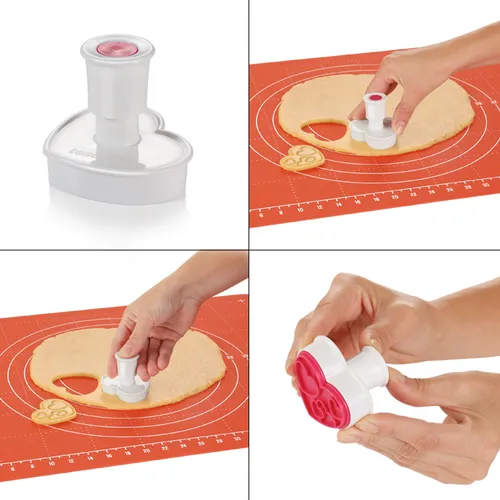Tescoma TIMBRO TAGLIABISCOTTI CON ESTRATTORE CUORI Prezzo di fabbrica