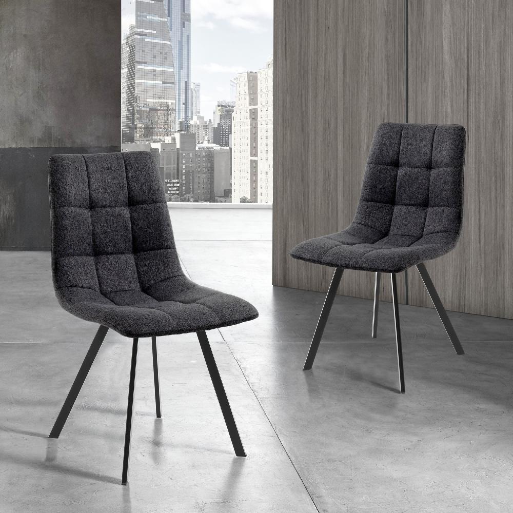 Tomasucci Sedia imbottita NEW TANIA ANTHRACITE Sconto