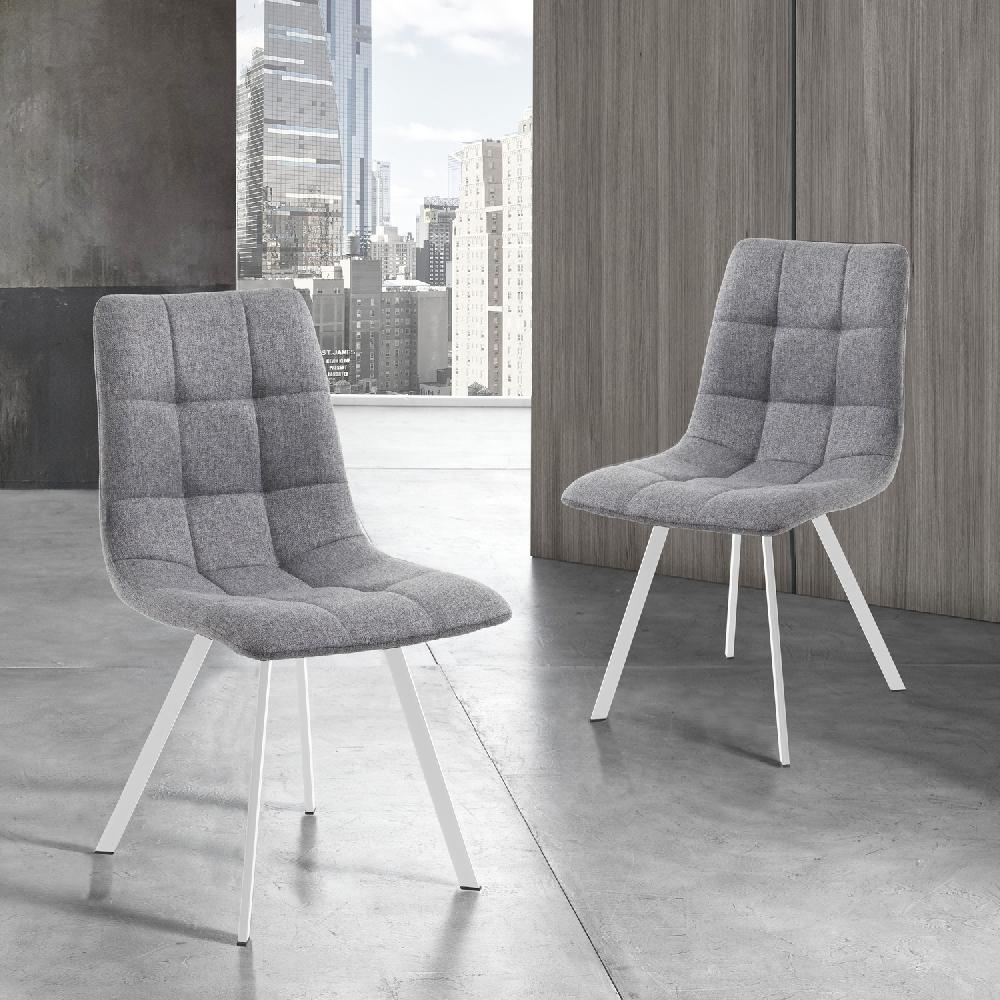 Tomasucci Sedia imbottita NEW TANIA GREY WHITE Saldi