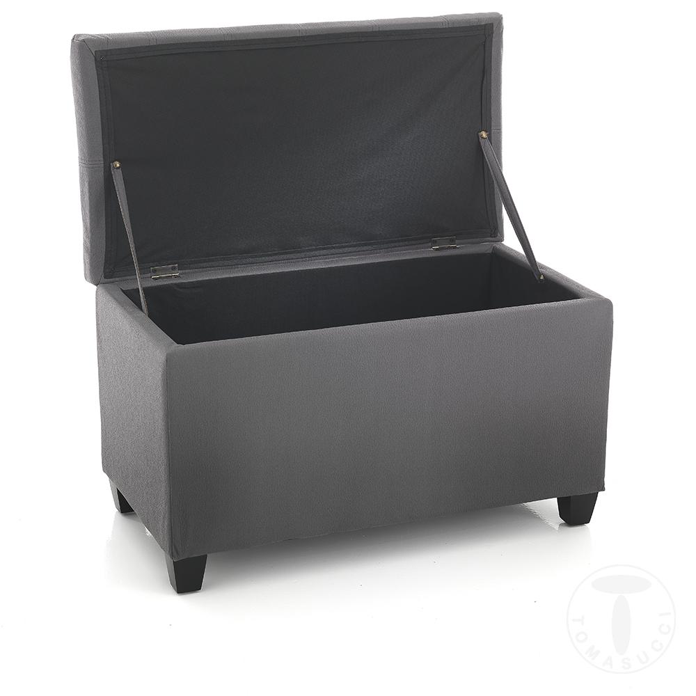 Tomasucci Cassapanca NICE DARK GREY 80 Vendita Calda