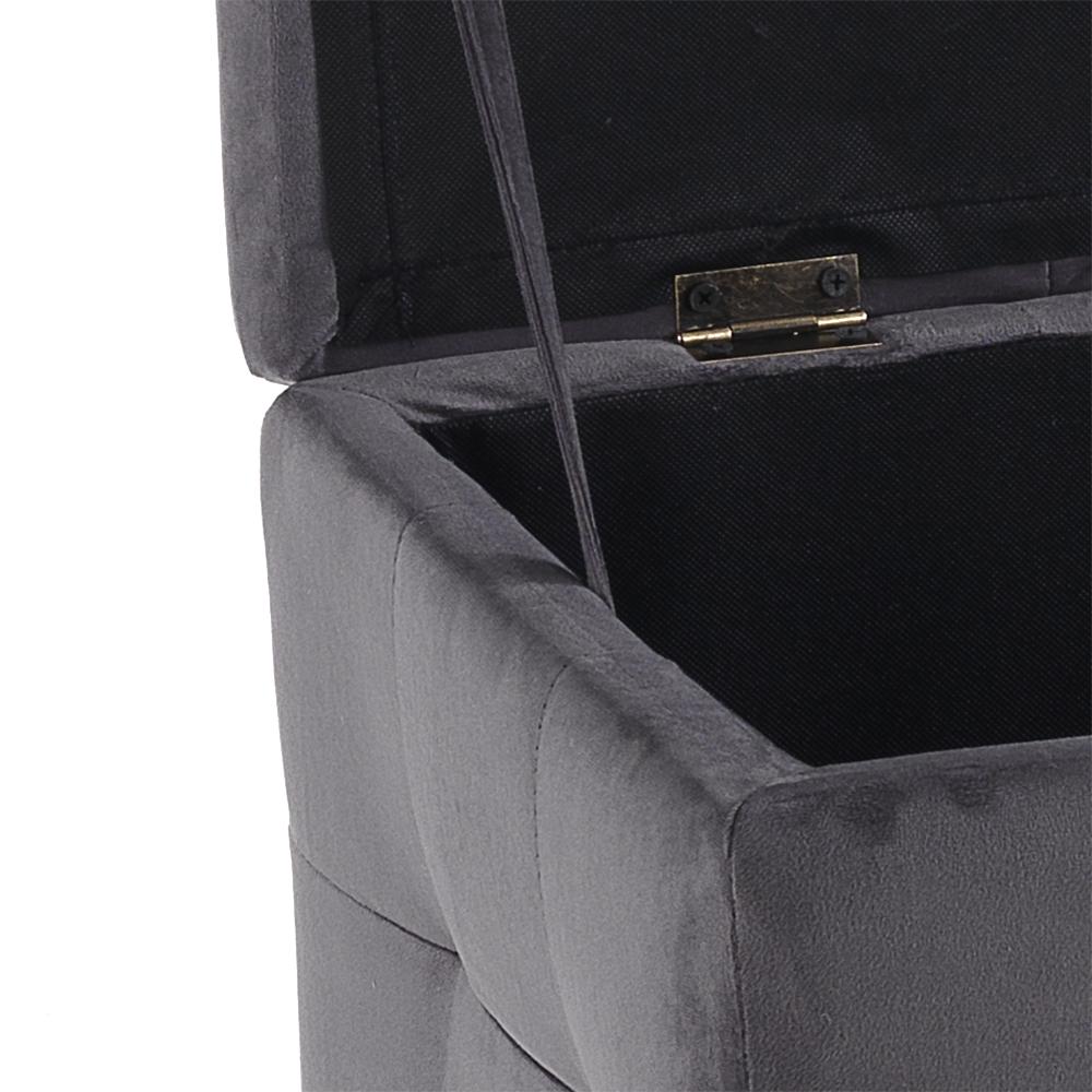 Tomasucci Cassapanca BELATRIX VELVET GREY Moda