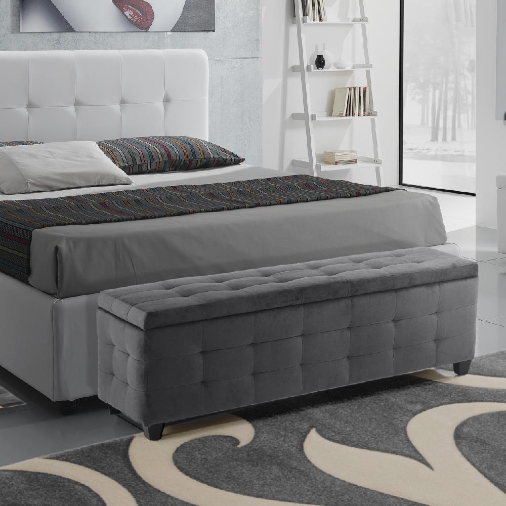 Tomasucci Cassapanca BELATRIX VELVET GREY Moda