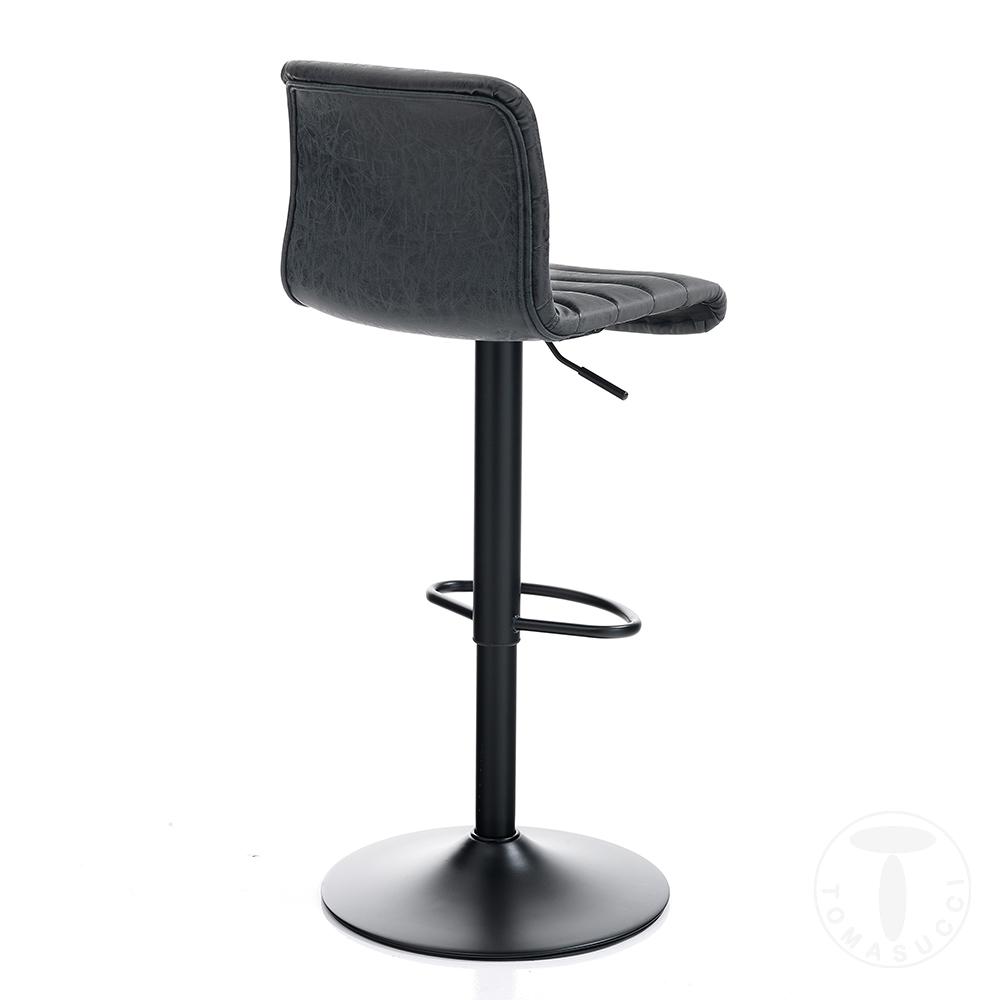 Tomasucci sgabello bar GARBO BLACK Consegna Veloce