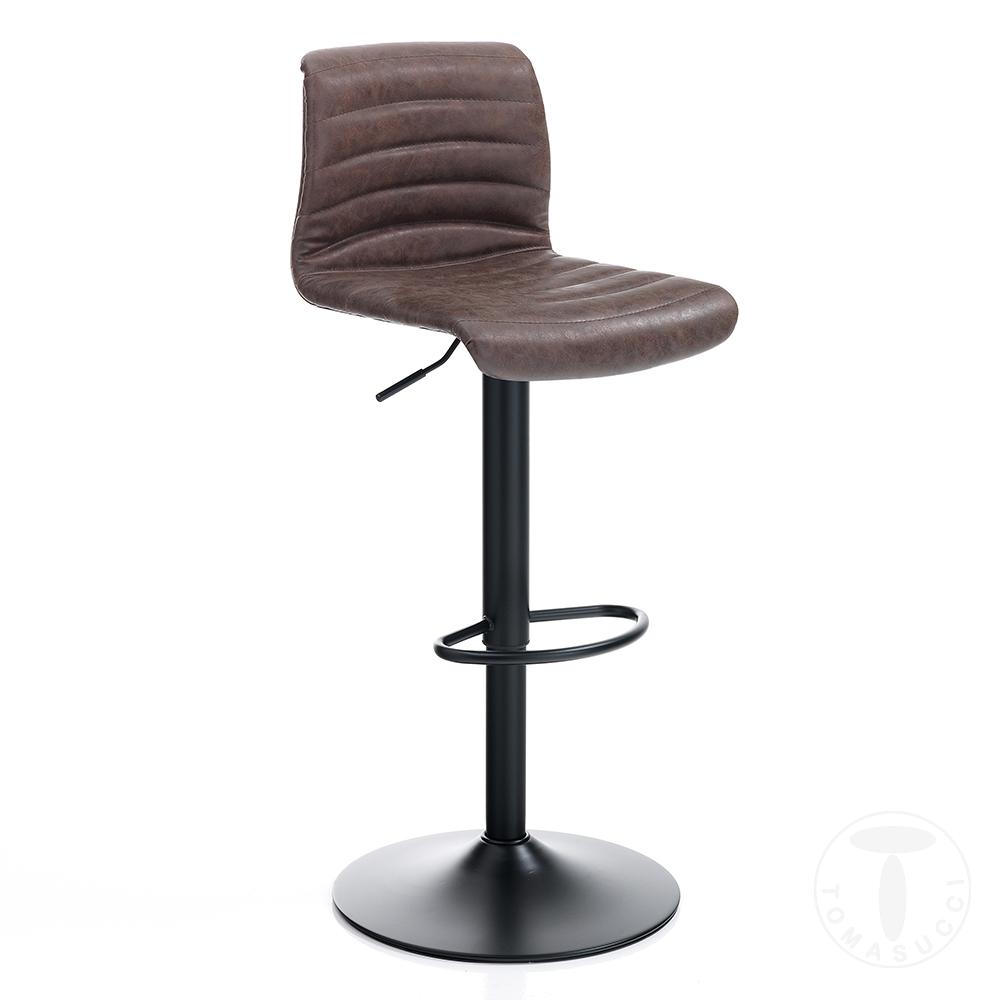 Tomasucci sgabello bar GARBO BROWN