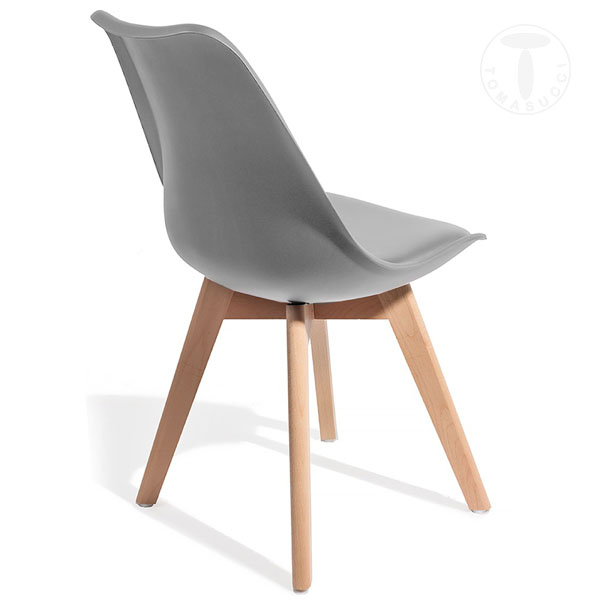 Tomasucci sedia KIKI EVO WOOD - GREY Saldi