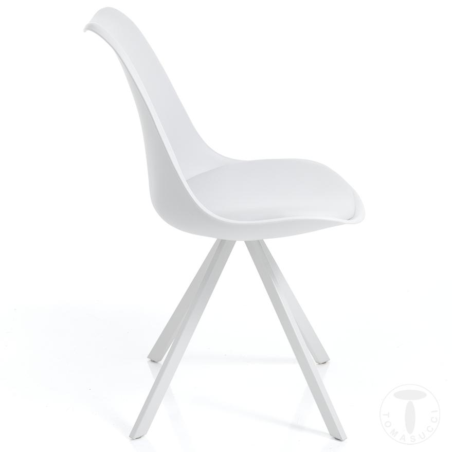 Tomasucci sedia KIKI SLIM - WHITE Saldi Di Fabbrica