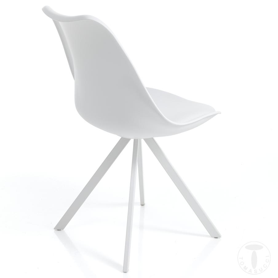 Tomasucci sedia KIKI SLIM - WHITE Saldi Di Fabbrica
