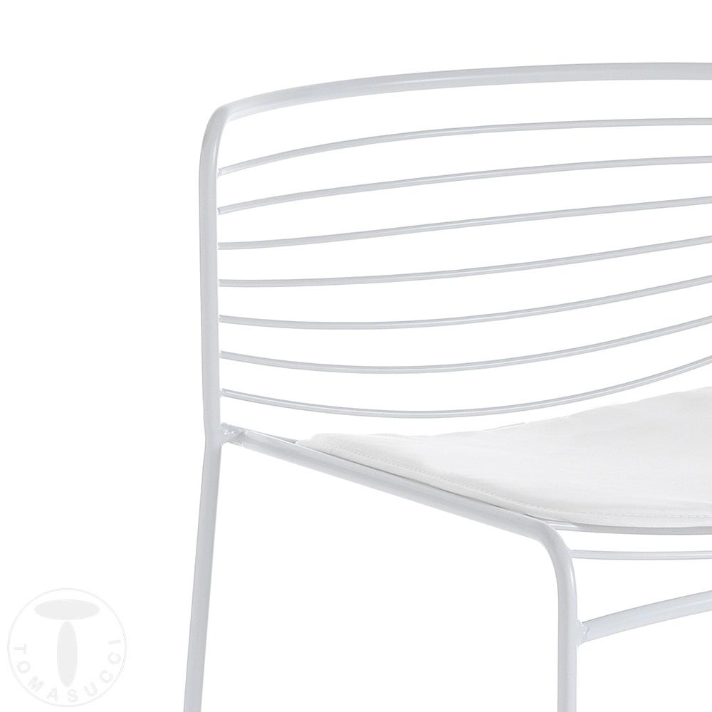 Tomasucci sgabello da interno / esterno MARTHA WHITE Saldi Di Fabbrica