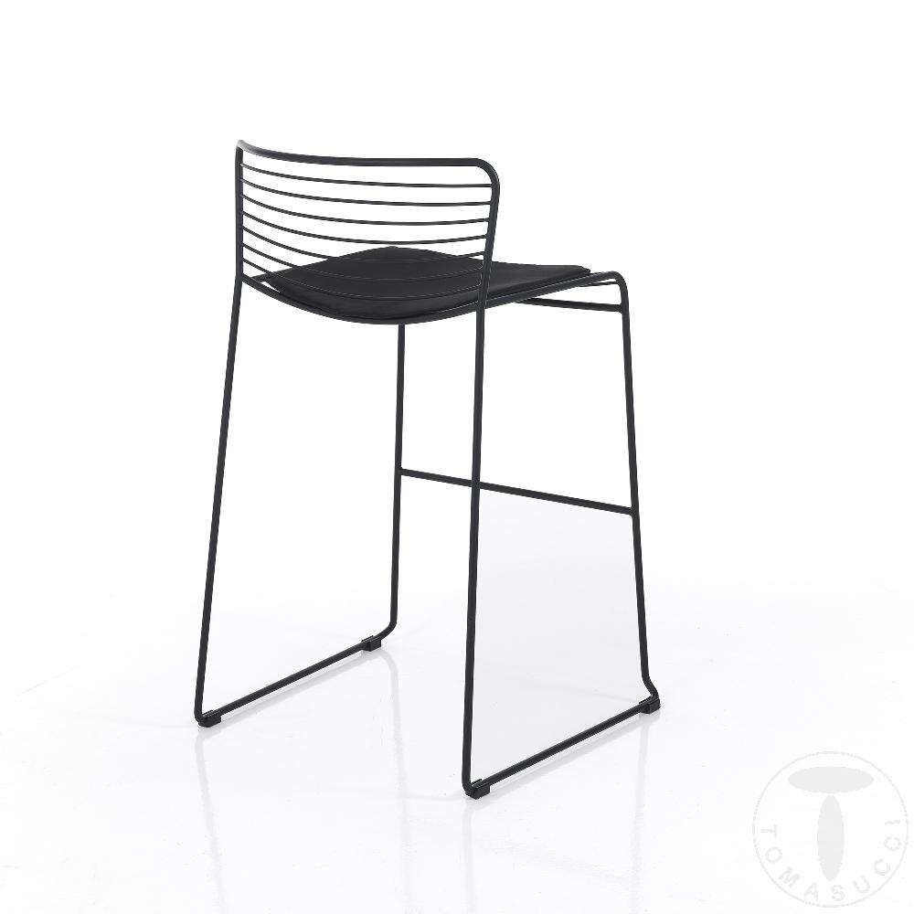 Tomasucci sgabello da interno / esterno MARTHA BLACK Vendite Flash