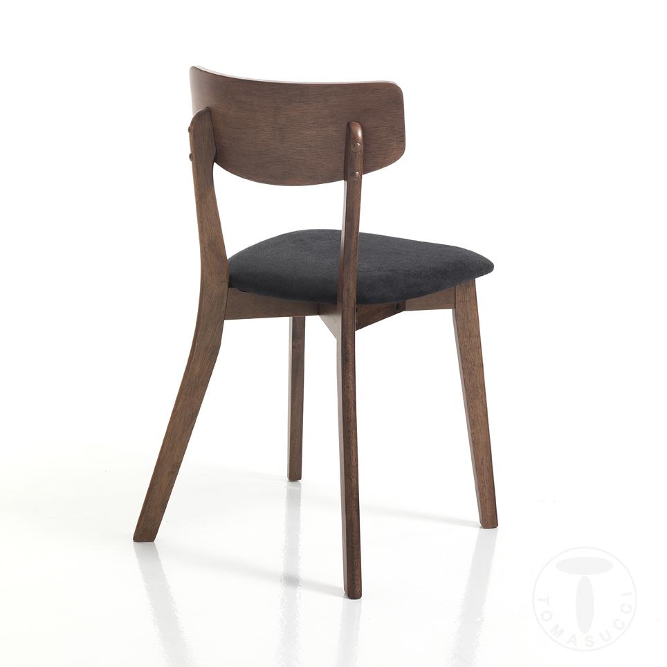Tomasucci sedia VARM DARK WOOD Saldi Di Fabbrica