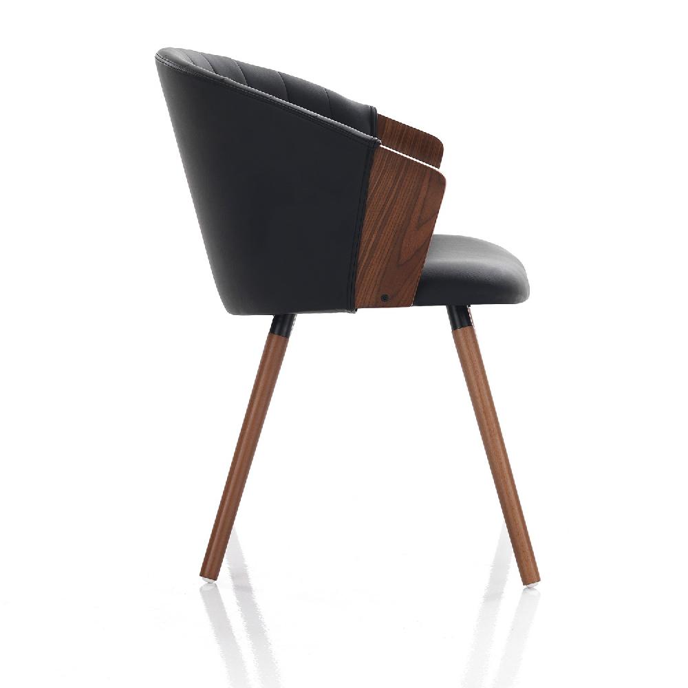 Tomasucci Sedia BRYAN DARK WOOD In Saldo
