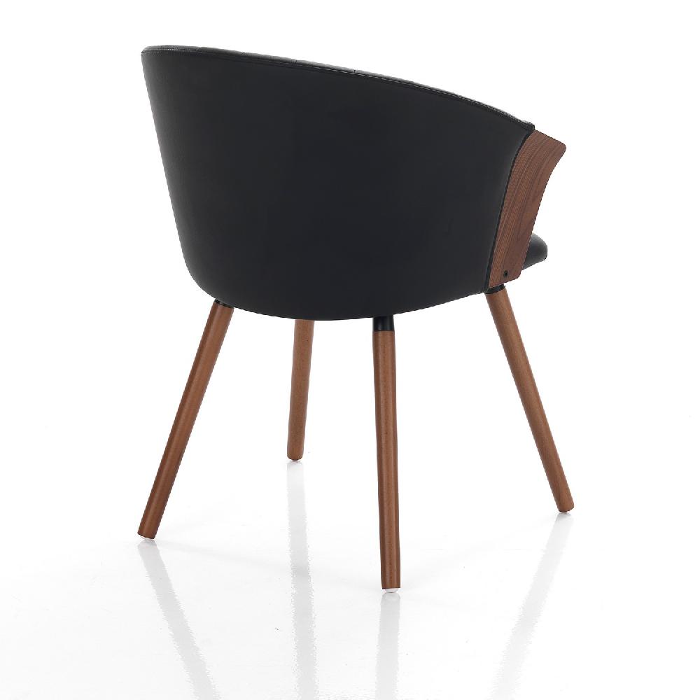 Tomasucci Sedia BRYAN DARK WOOD In Saldo